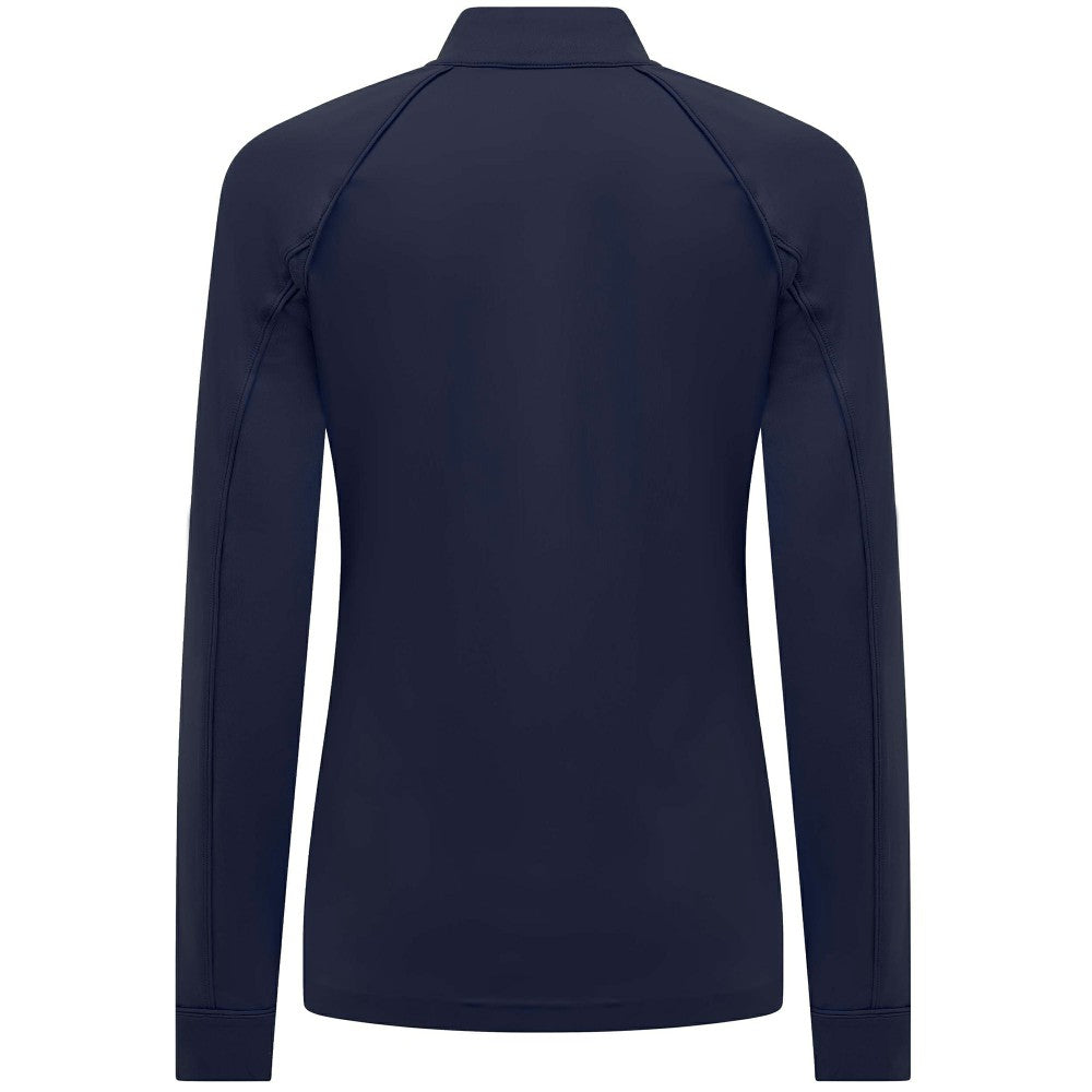 Milwaukee Brewers Levelwear Women's Kinetic Insignia Quarter-Zip Pullover - Navy Pullover