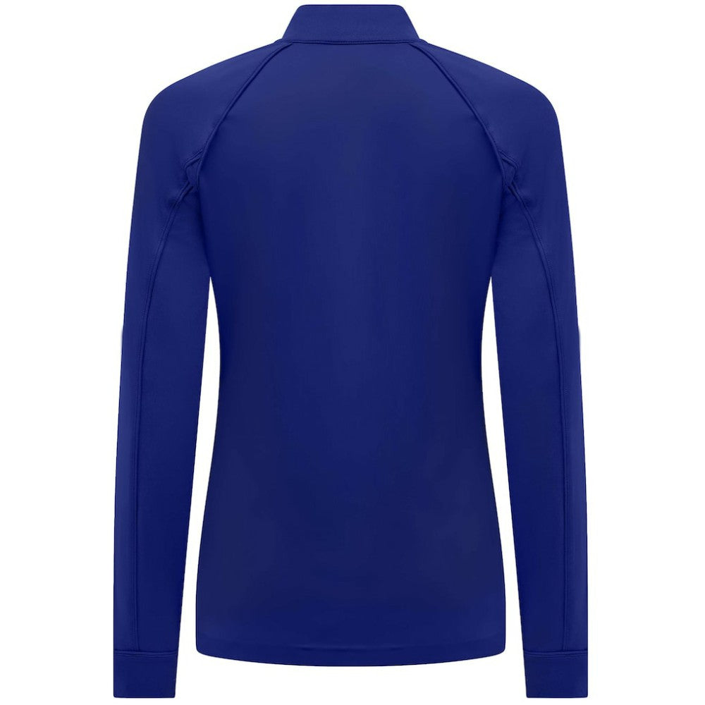 Chicago Cubs Levelwear Women's Kinetic Insignia Quarter-Zip Pullover - Royal Pullover