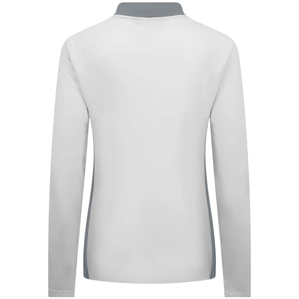Milwaukee Brewers Levelwear Women's Moxie Insignia Quarter-Zip Pullover - White Pullover