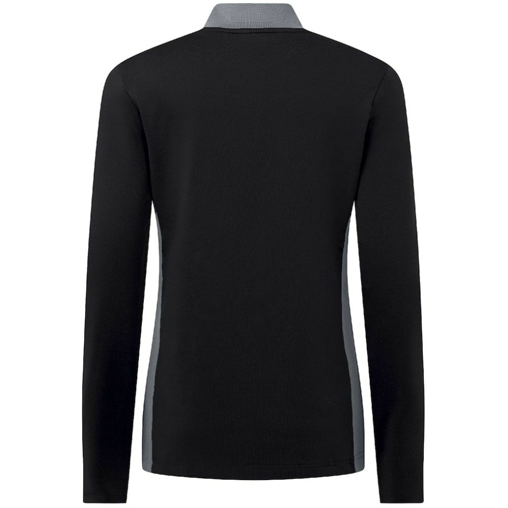 Detroit Tigers Levelwear Women's Moxie Insignia Quarter-Zip Pullover - Black Pullover