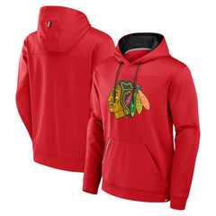 Chicago Blackhawks Fanatics Defender Pullover Hoodie - Red | US 201190088