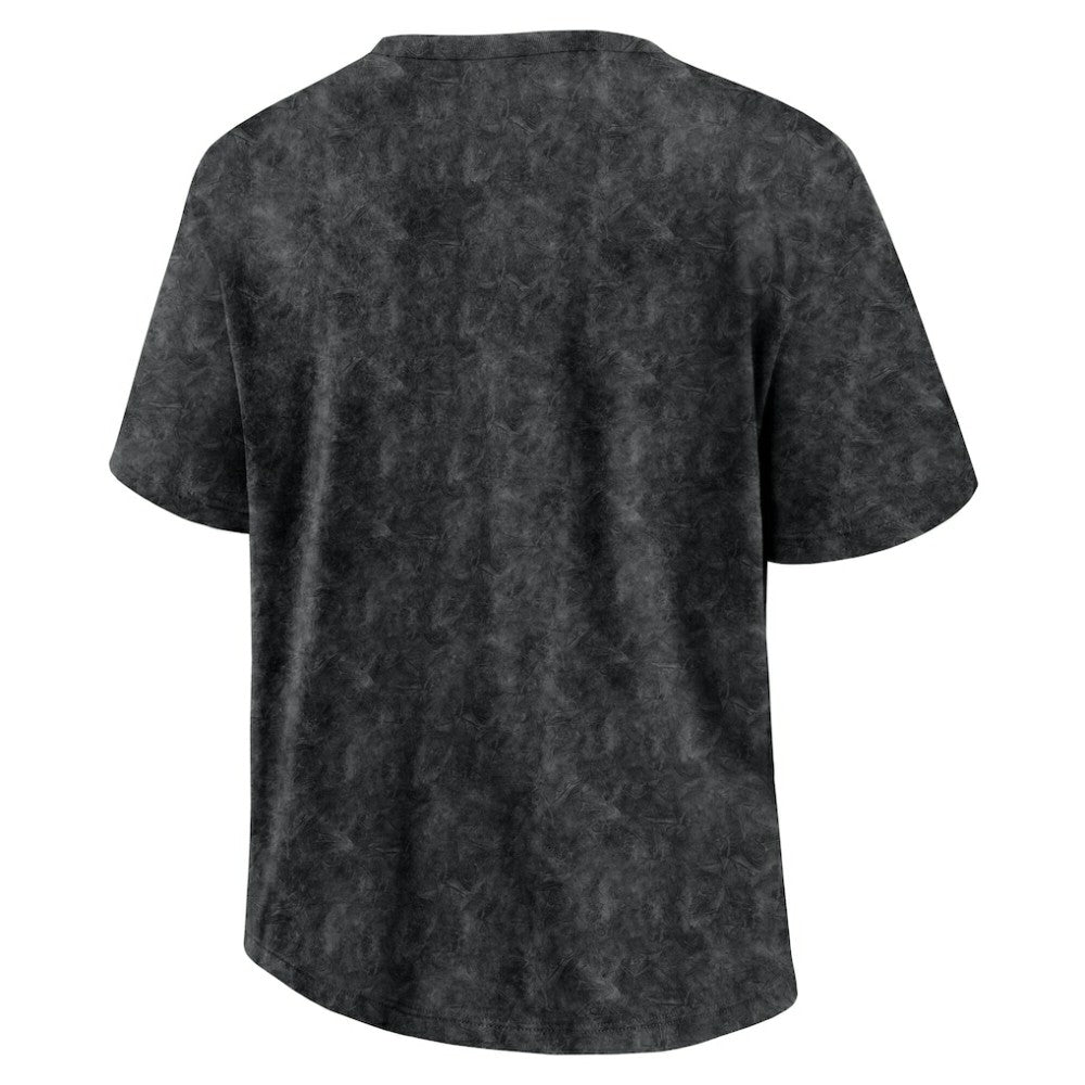 Pittsburgh Penguins Fanatics Women's Faded Wash T-Shirt - Black | US 201190119