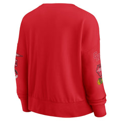 Chicago Blackhawks Fanatics Women's Go Team Pullover Sweatshirt - Red | US 201190221