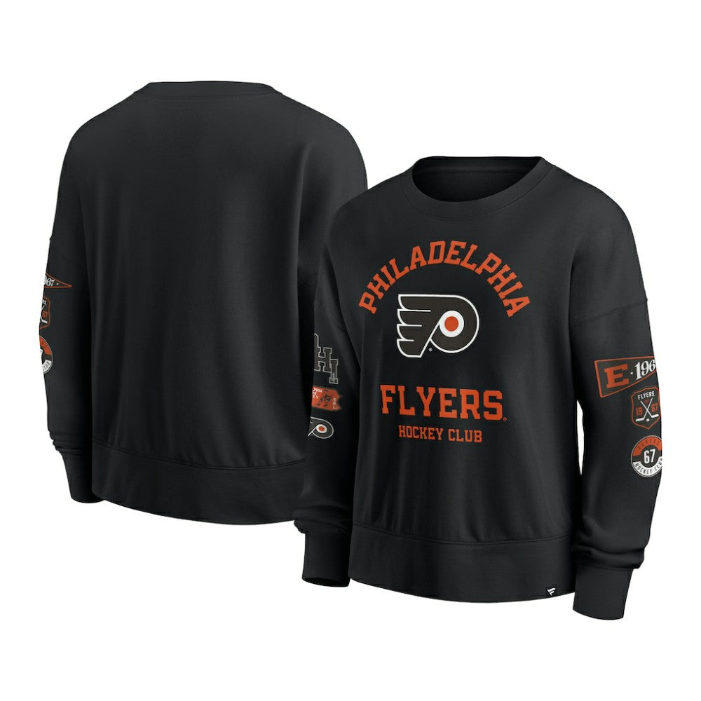 Philadelphia Flyers Fanatics Women's Go Team Pullover Sweatshirt - Black | US 201190248
