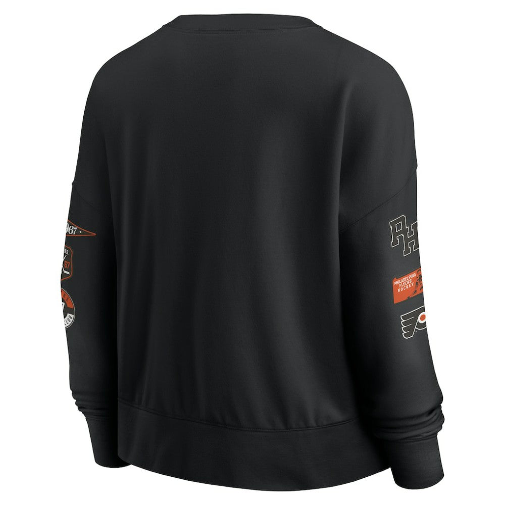Philadelphia Flyers Fanatics Women's Go Team Pullover Sweatshirt - Black | US 201190248