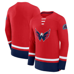 Washington Capitals Fanatics High Point Long Sleeve T-Shirt - Red | US 201190264