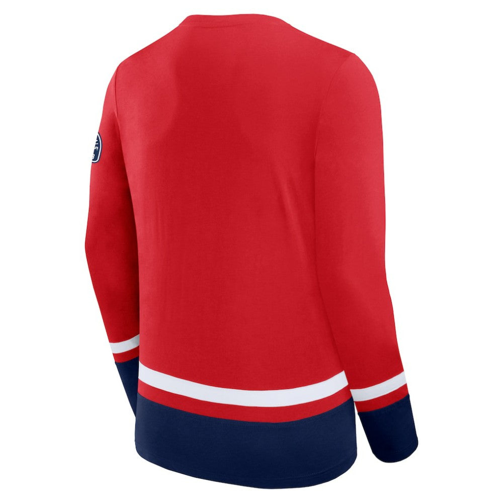 Washington Capitals Fanatics High Point Long Sleeve T-Shirt - Red | US 201190264