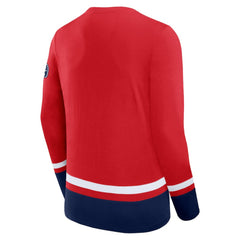 Washington Capitals Fanatics High Point Long Sleeve T-Shirt - Red | US 201190264