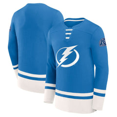 Tampa Bay Lightning Fanatics High Point Long Sleeve T-Shirt - Blue | US 201190283