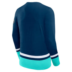 Seattle Kraken Fanatics High Point Long Sleeve T-Shirt - Deep Sea Blue | US 201190294