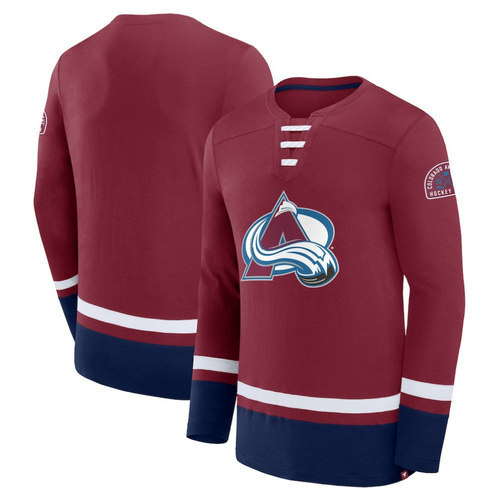 Colorado Avalanche Fanatics High Point Long Sleeve T-Shirt - Burgundy | US 201190296