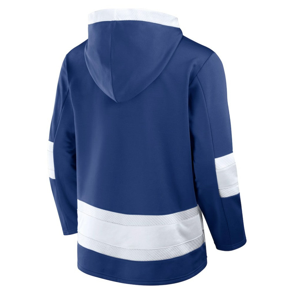 Tampa Bay Lightning Fanatics Inside Line Fleece Pullover Hoodie- Blue | US 201190741