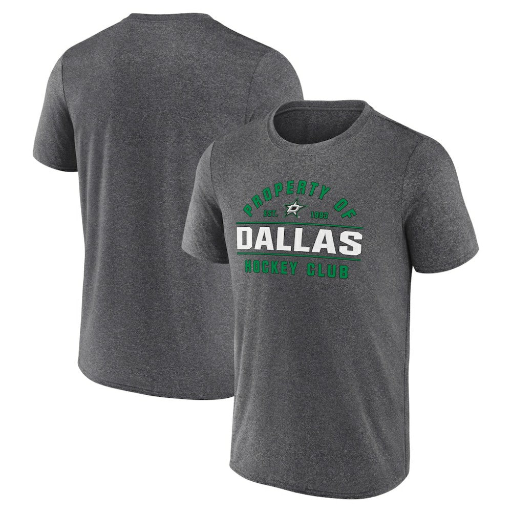 Dallas Stars Fanatics Property Of T-Shirt - Heather Charcoal | US 201190983