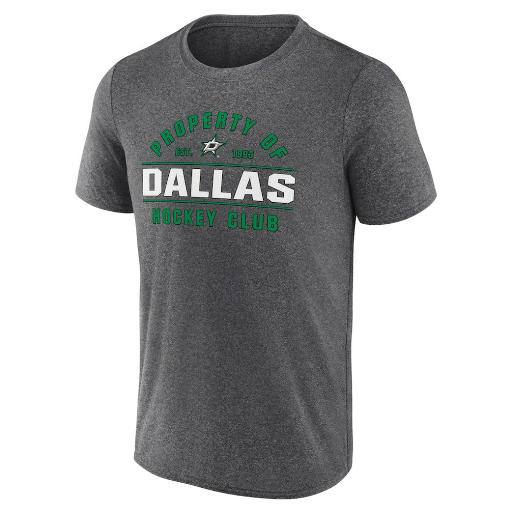 Dallas Stars Fanatics Property Of T-Shirt - Heather Charcoal | US 201190983