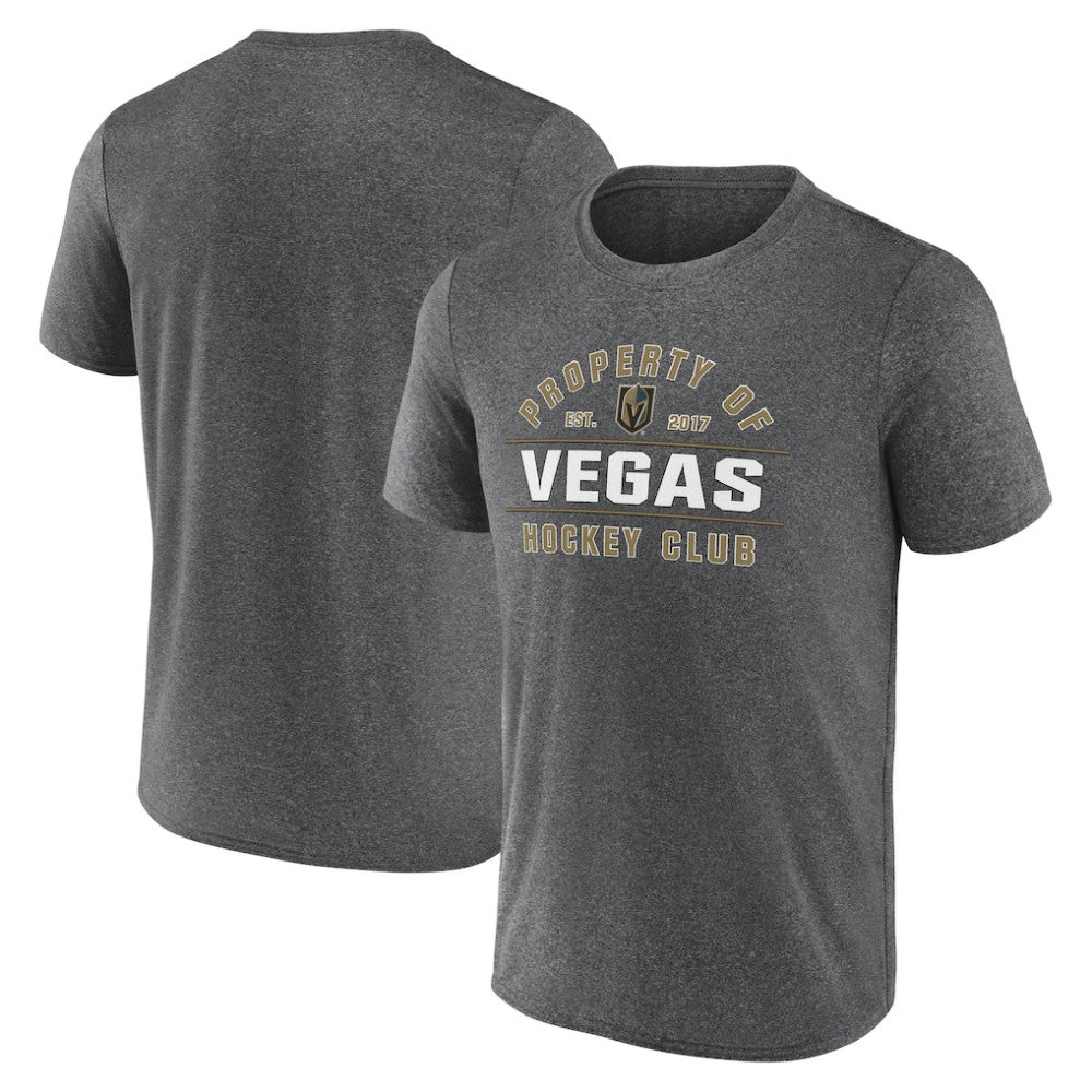Vegas Golden Knights Fanatics Property Of T-Shirt - Heather Charcoal | US 201190992
