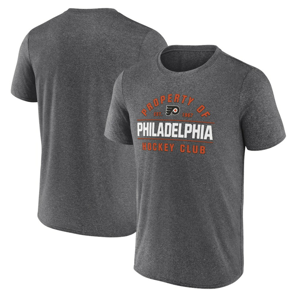 Philadelphia Flyers Fanatics Property Of T-Shirt - Heather Charcoal | US 201190993