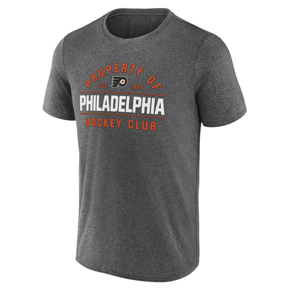 Philadelphia Flyers Fanatics Property Of T-Shirt - Heather Charcoal | US 201190993