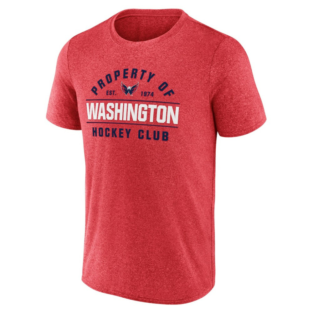 Washington Capitals Fanatics Property Of T-Shirt - Heather Red | US 201190998