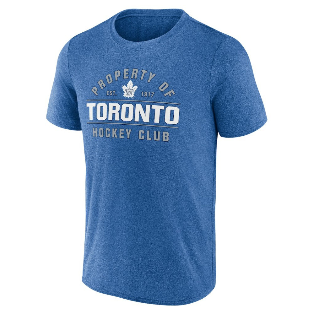 Toronto Maple Leafs Fanatics Property Of T-Shirt - Heather Blue | US 201191007