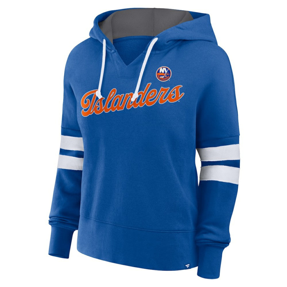 New York Islanders Fanatics Women's Oversized Seize Pullover Hoodie - Royal | US 201191040