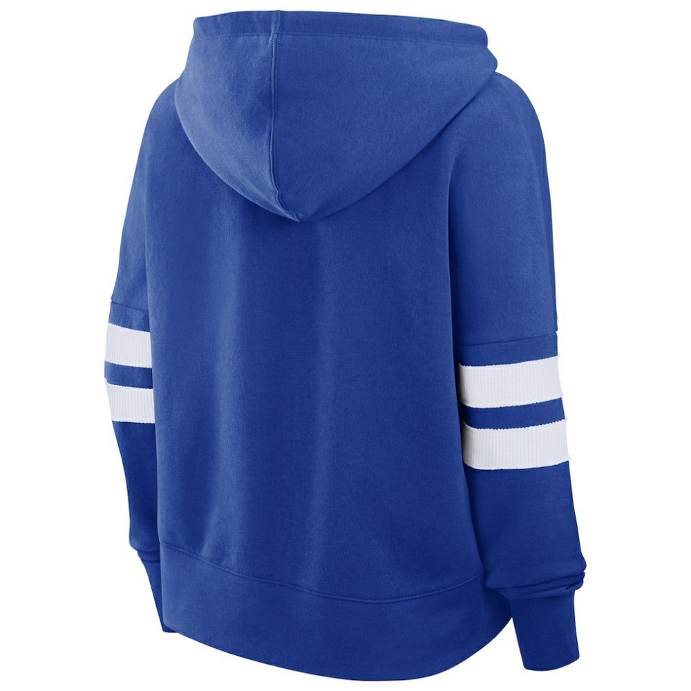 New York Rangers Fanatics Women's Oversized Seize Pullover Hoodie - Blue | US 201191042