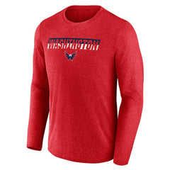Washington Capitals Fanatics Transition Long Sleeve T-Shirt - Heather Red | US 201191077