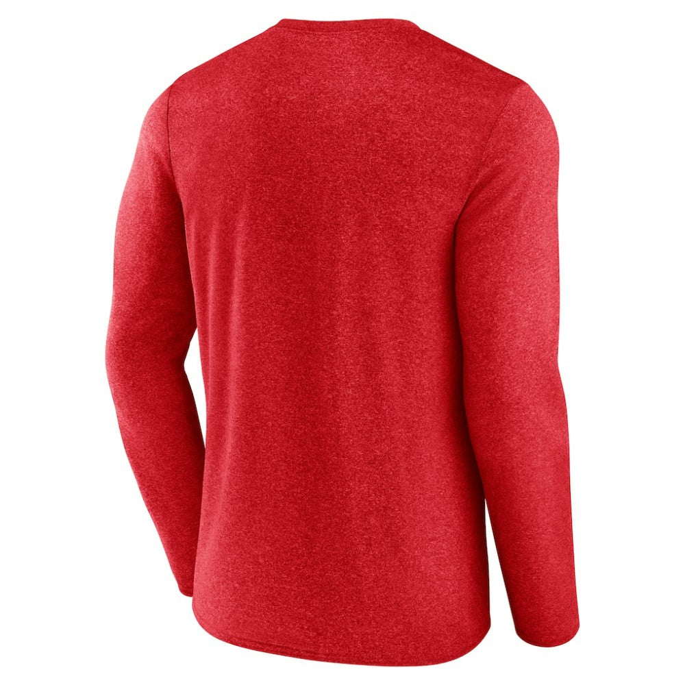 Washington Capitals Fanatics Transition Long Sleeve T-Shirt - Heather Red | US 201191077