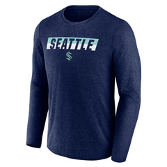 Seattle Kraken Fanatics Transition Long Sleeve T-Shirt - Heather Navy | US 201191093