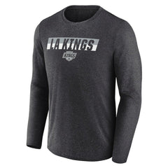Los Angeles Kings Fanatics Transition Long Sleeve T-Shirt - Heather Charcoal | US 201191096