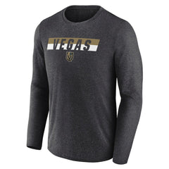 Vegas Golden Knights Fanatics Transition Long Sleeve T-Shirt - Heather Charcoal | US 201191101