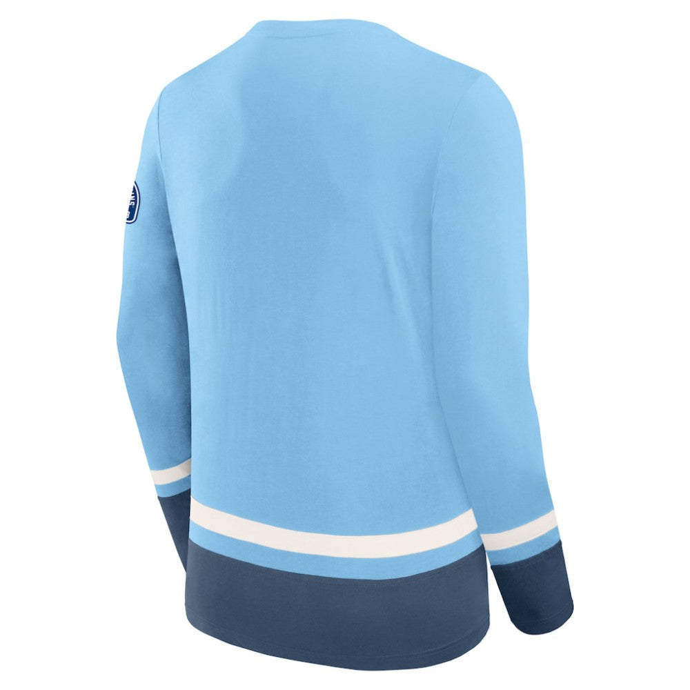 Pittsburgh Penguins Fanatics Vintage High Point Long Sleeve T-Shirt - Light Blue | US 201191181