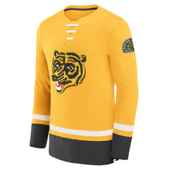 Boston Bruins Fanatics Vintage High Point Long Sleeve T-Shirt - Gold | US 201191184