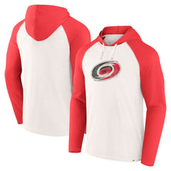 Carolina Hurricanes Fanatics Vintage Winger Pullover Hoodie - White | US 201191271