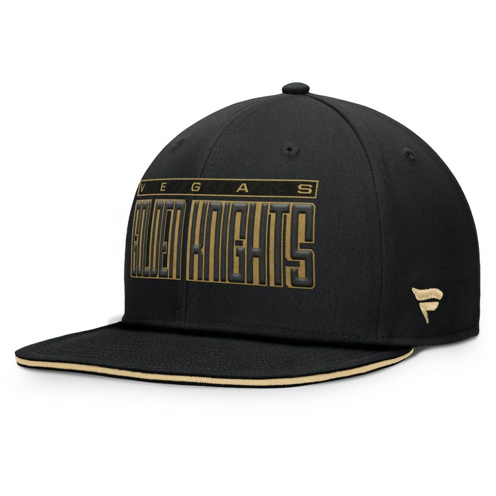 Vegas Golden Knights Fanatics Fundamental Gino Stack Snapback Hat - Black | US 201193214