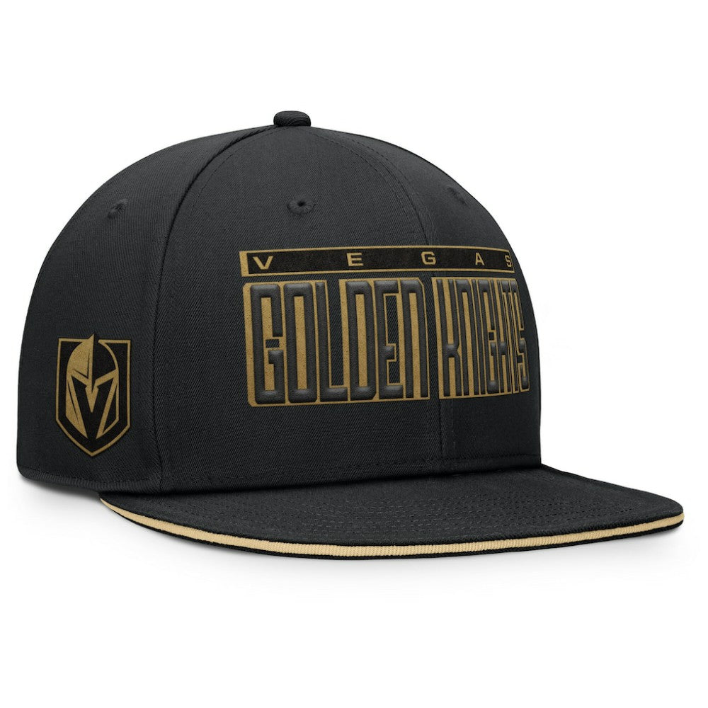 Vegas Golden Knights Fanatics Fundamental Gino Stack Snapback Hat - Black | US 201193214
