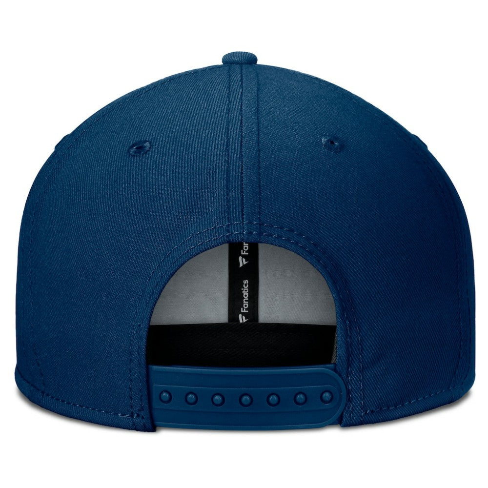 Seattle Kraken Fanatics Fundamental Gino Stack Snapback Hat - Navy | US 201193225