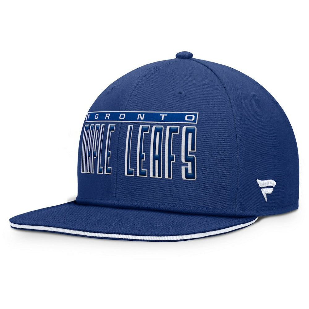 Toronto Maple Leafs Fanatics Fundamental Gino Stack Snapback Hat - Blue | US 201193227