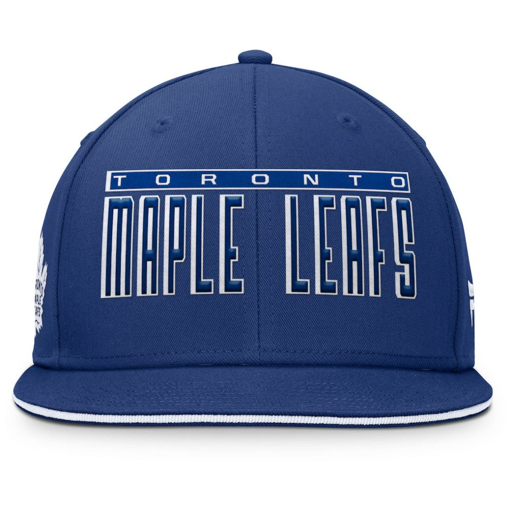 Toronto Maple Leafs Fanatics Fundamental Gino Stack Snapback Hat - Blue | US 201193227