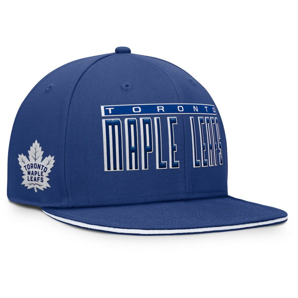 Toronto Maple Leafs Fanatics Fundamental Gino Stack Snapback Hat - Blue | US 201193227