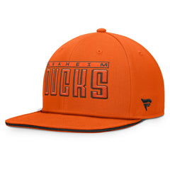 Anaheim Ducks Fanatics Fundamental Gino Stack Snapback Hat - Black | US 201193232