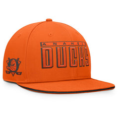 Anaheim Ducks Fanatics Fundamental Gino Stack Snapback Hat - Black | US 201193232