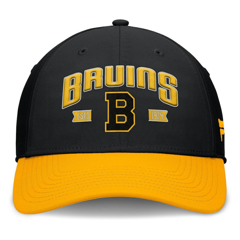 Boston Bruins Fanatics Heritage Captain Flex Hat - Black/Gold | US 201193239