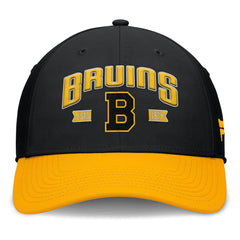 Boston Bruins Fanatics Heritage Captain Flex Hat - Black/Gold | US 201193239