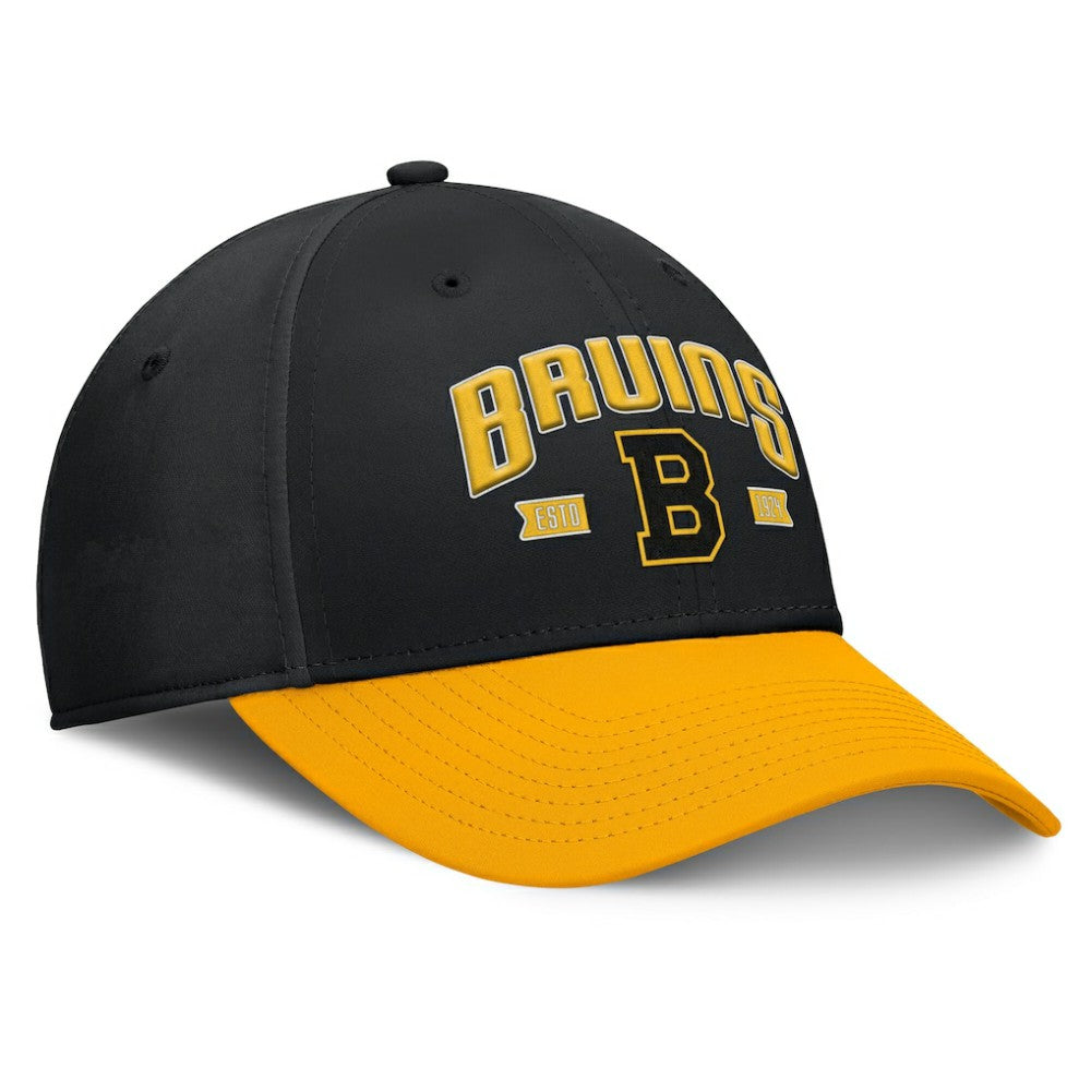 Boston Bruins Fanatics Heritage Captain Flex Hat - Black/Gold | US 201193239
