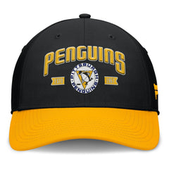 Pittsburgh Penguins Fanatics Heritage Captain Flex Hat - Black/Gold | US 201193244