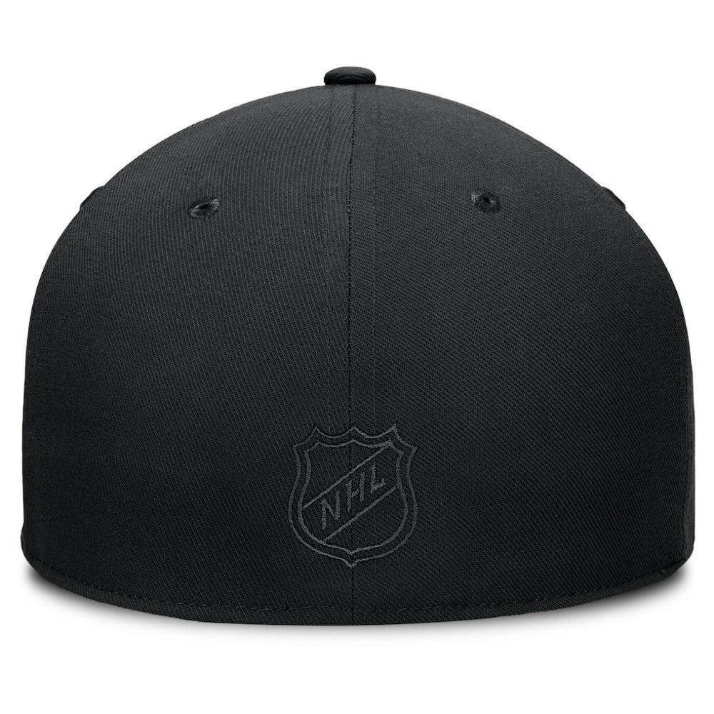 Vegas Golden Knights Fanatics Heritage Ice Time Wordmark Fitted Hat - Black | US 201193246