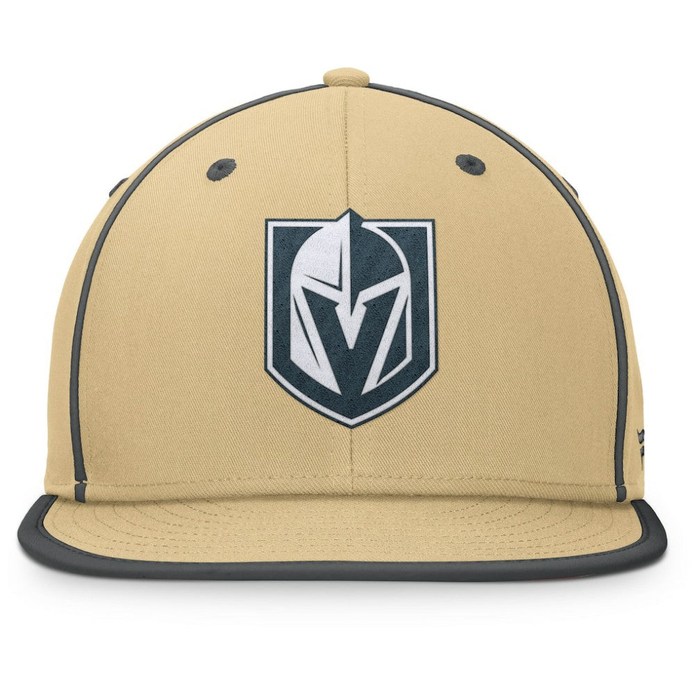 Vegas Golden Knights Fanatics Heritage Ice Time Fitted Hat - Gold | US 201193257