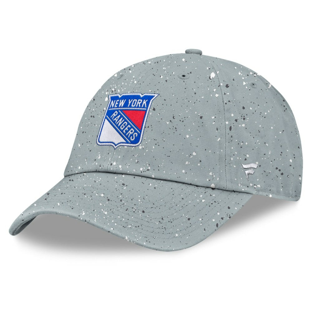 New York Rangers Fanatics Women's Heritage Snow Day Speckle Adjustable Hat - Gray | US 201193289