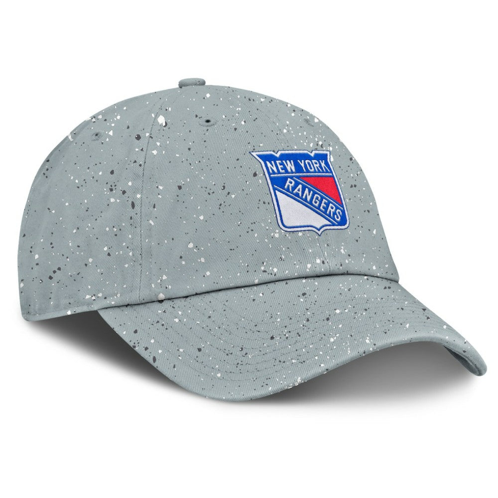 New York Rangers Fanatics Women's Heritage Snow Day Speckle Adjustable Hat - Gray | US 201193289