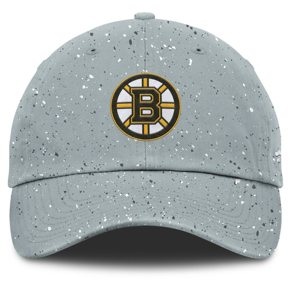 Boston Bruins Fanatics Women's Heritage Snow Day Speckle Adjustable Hat - Gray | US 201193293
